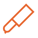 Icône de surligneur minimaliste orange celadeco pour interface numérique à Toulouse